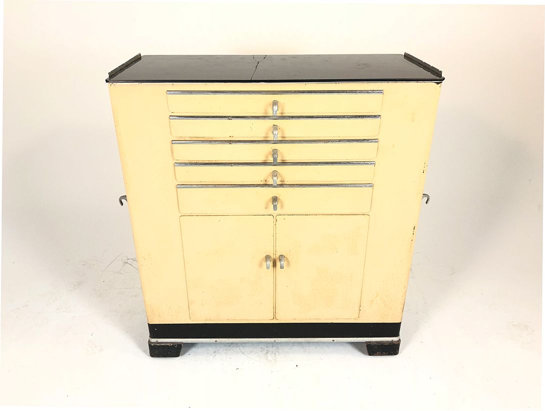Foto Metal Medical Cabinet h108cm