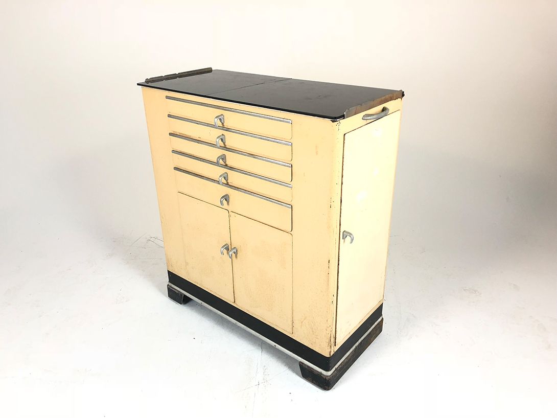 Foto Metal Medical Cabinet h108cm