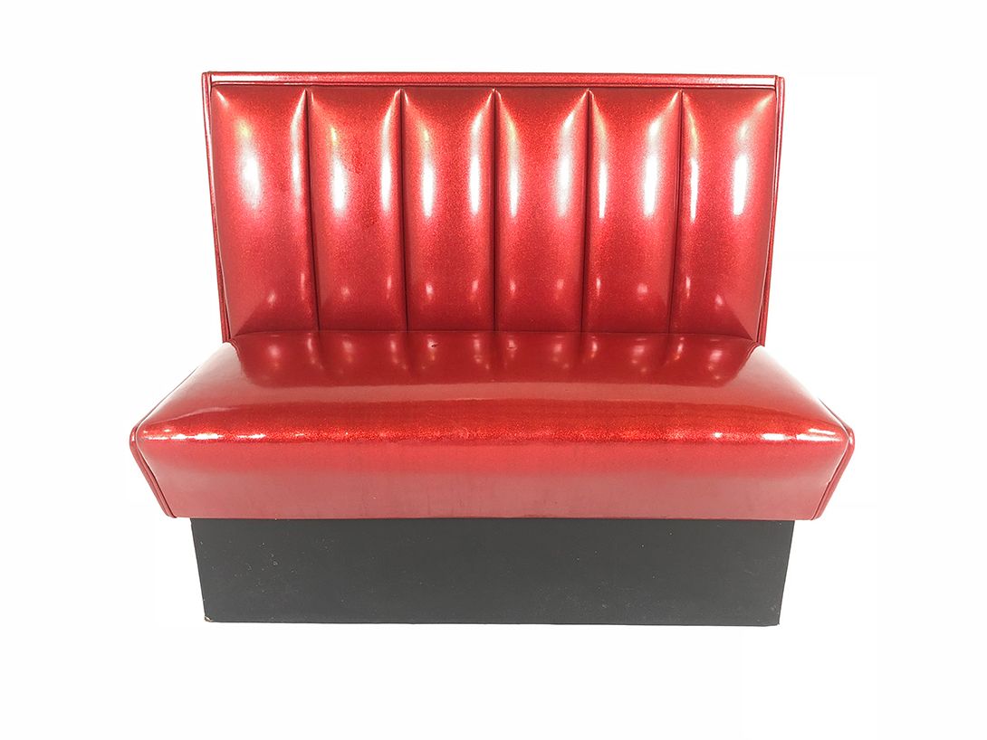 Foto Red American Diner Bench