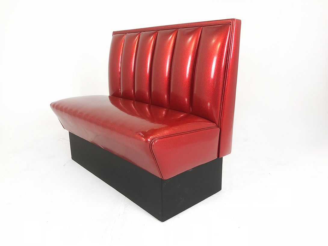 Foto Red American Diner Bench
