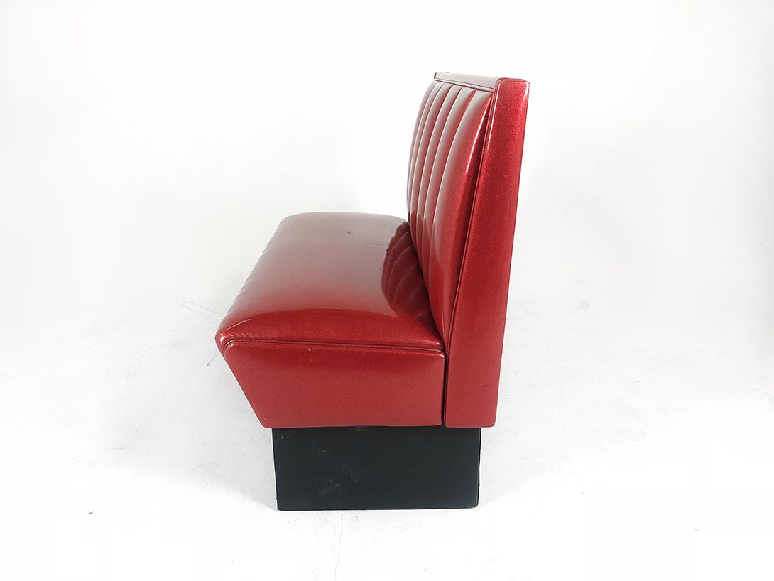 Foto Red American Diner Bench