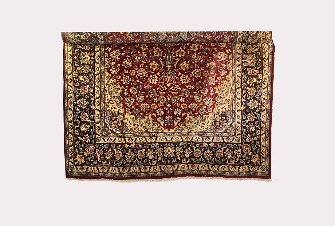 Foto Large Classic Blue and Red Persian Carpet 410x305cm 0104