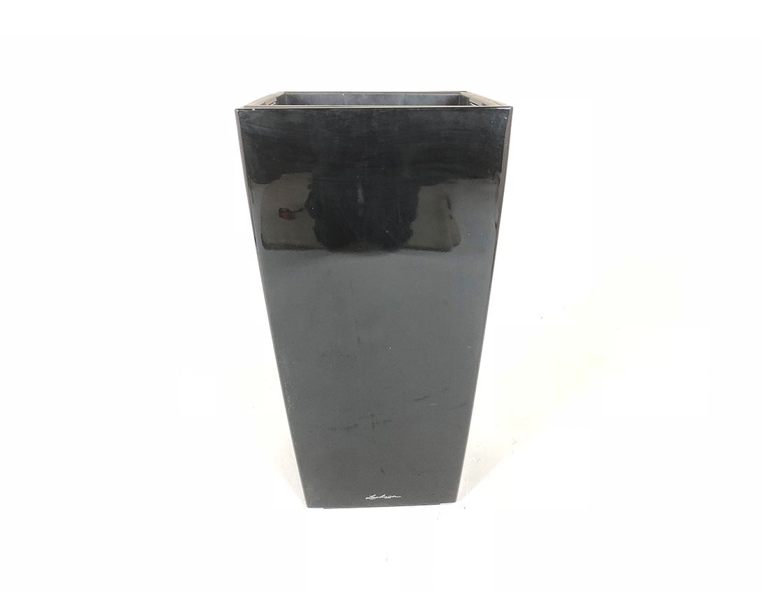 Foto Glossy Black Lechuza Flowerpot h76