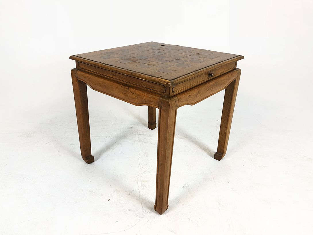 Foto Chess Table with Drawers h61x61x61