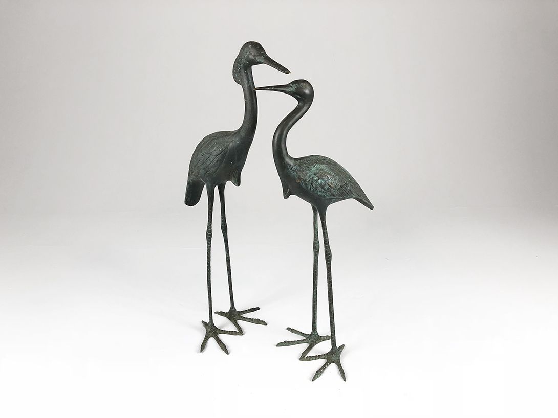 Foto Decorative Stork Figure