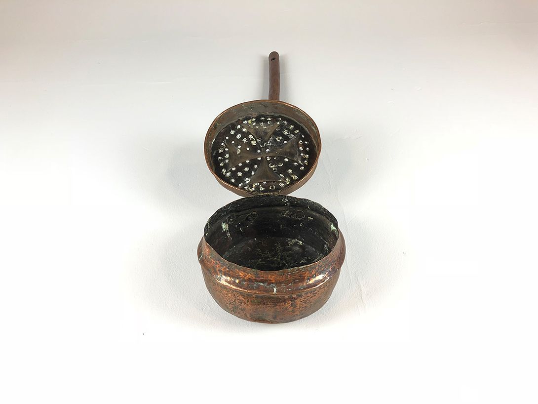Foto Copper Incense Pot with Long Handle