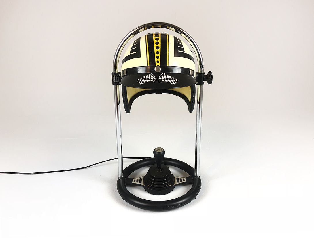 Foto Racing Helmet Lamp Germany 1970 h53