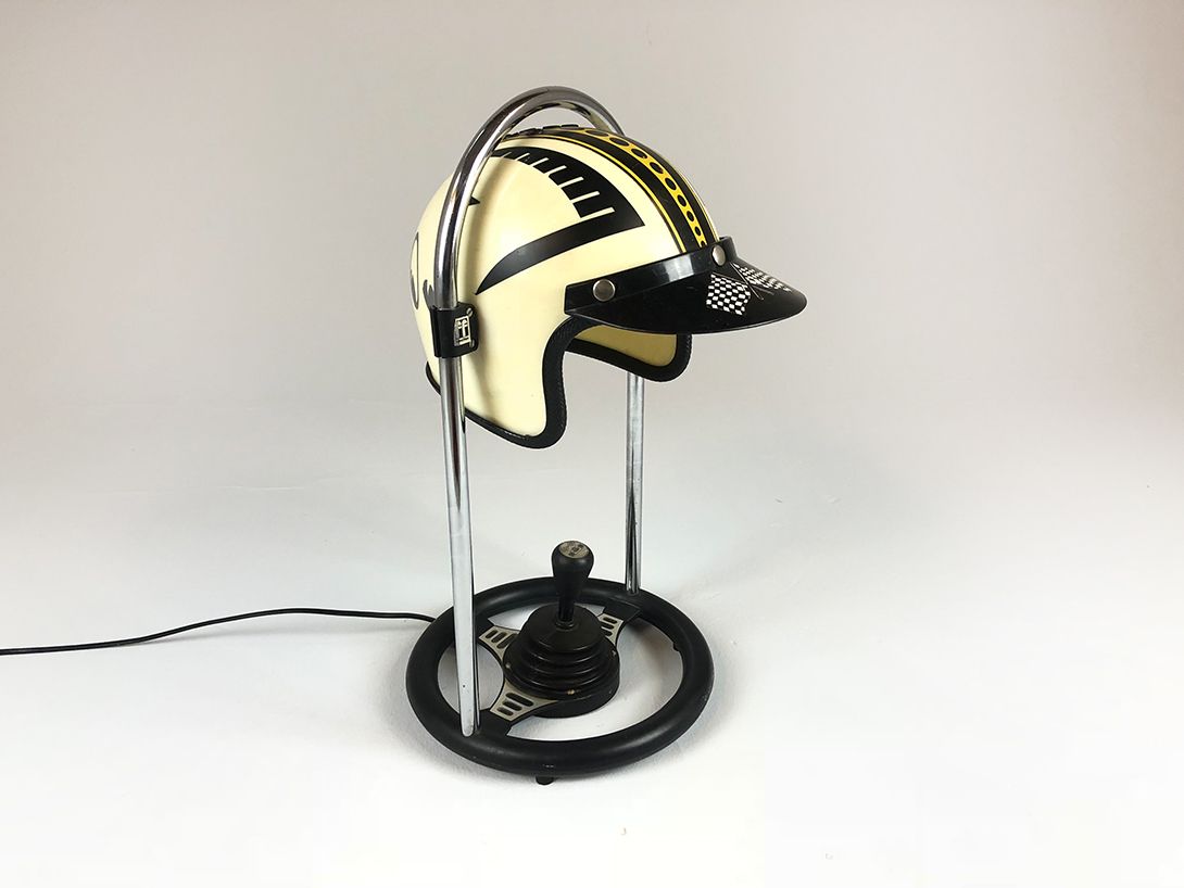 Foto Racing Helmet Lamp Germany 1970 h53