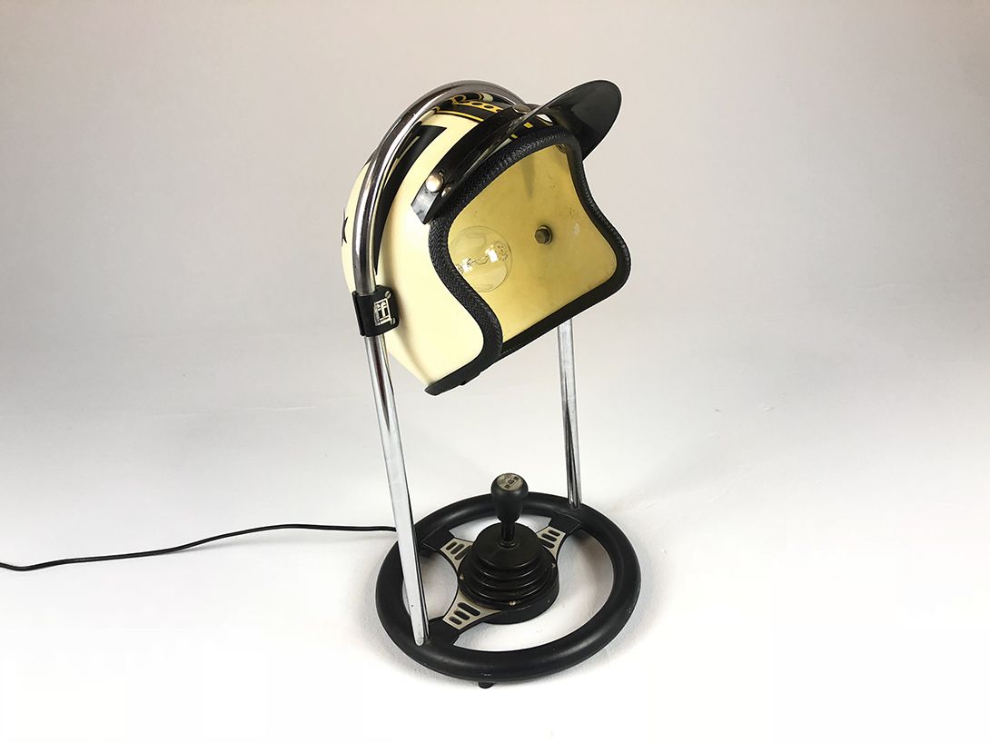 Foto Racing Helmet Lamp Germany 1970 h53