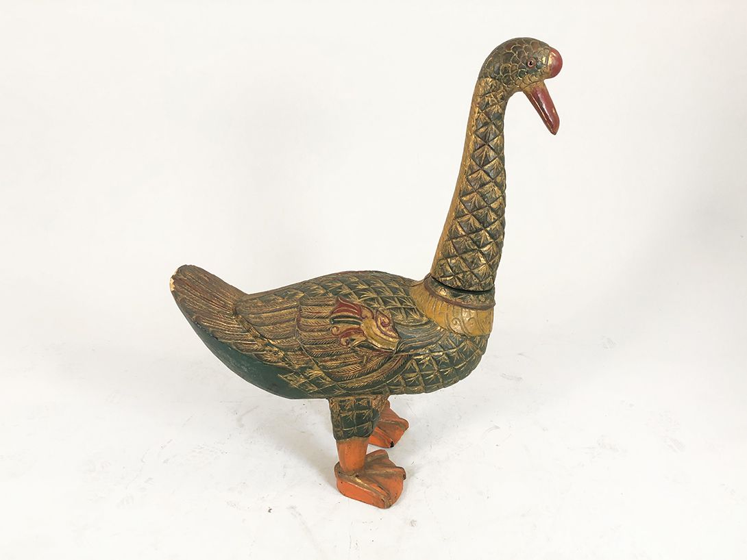 Foto Huge Massive Wooden Duck Persia h108
