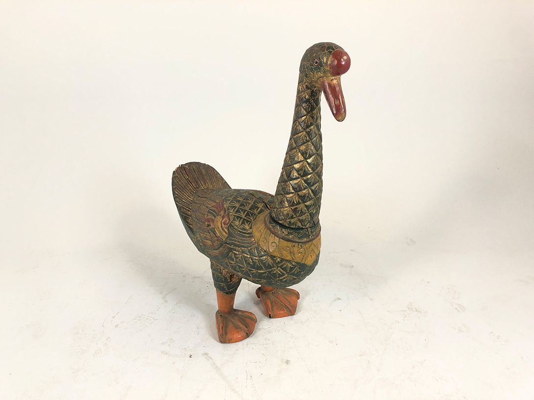 Foto Huge Massive Wooden Duck Persia h108