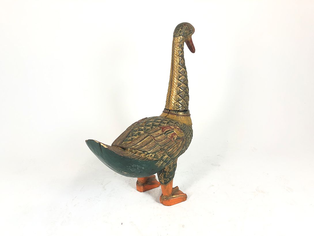 Foto Huge Massive Wooden Duck Persia h108