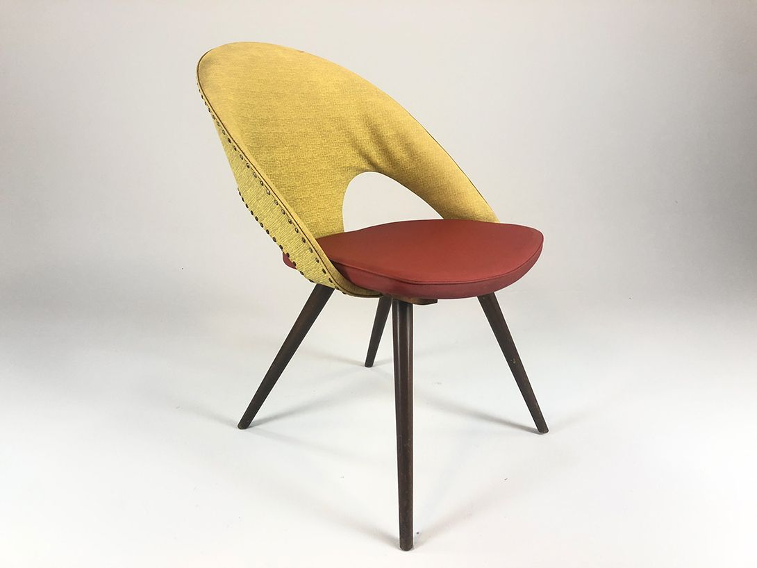 Foto Red and Yellow Thonet Cocktail Chair
