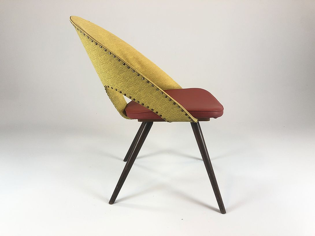 Foto Red and Yellow Thonet Cocktail Chair