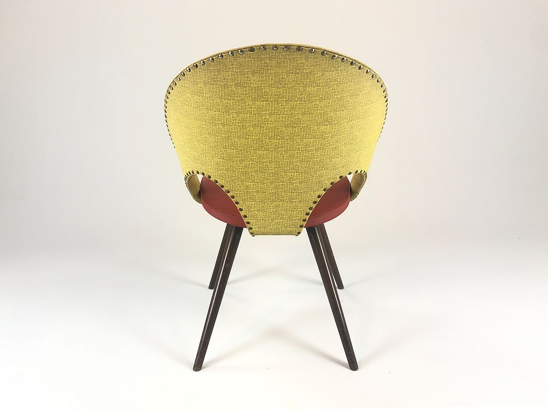 Foto Red and Yellow Thonet Cocktail Chair