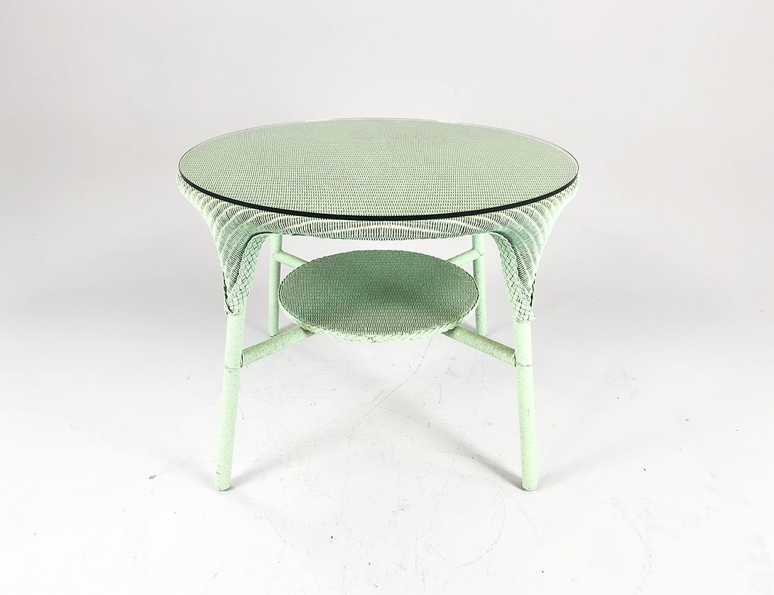 Foto Lloyd Loom Rattan Garden Table h63x80