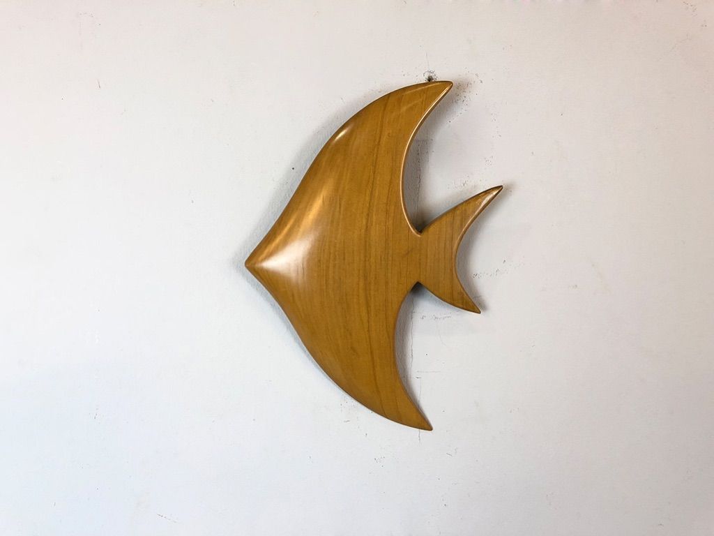 Foto Wooden Fish Wall Accessory 17B21