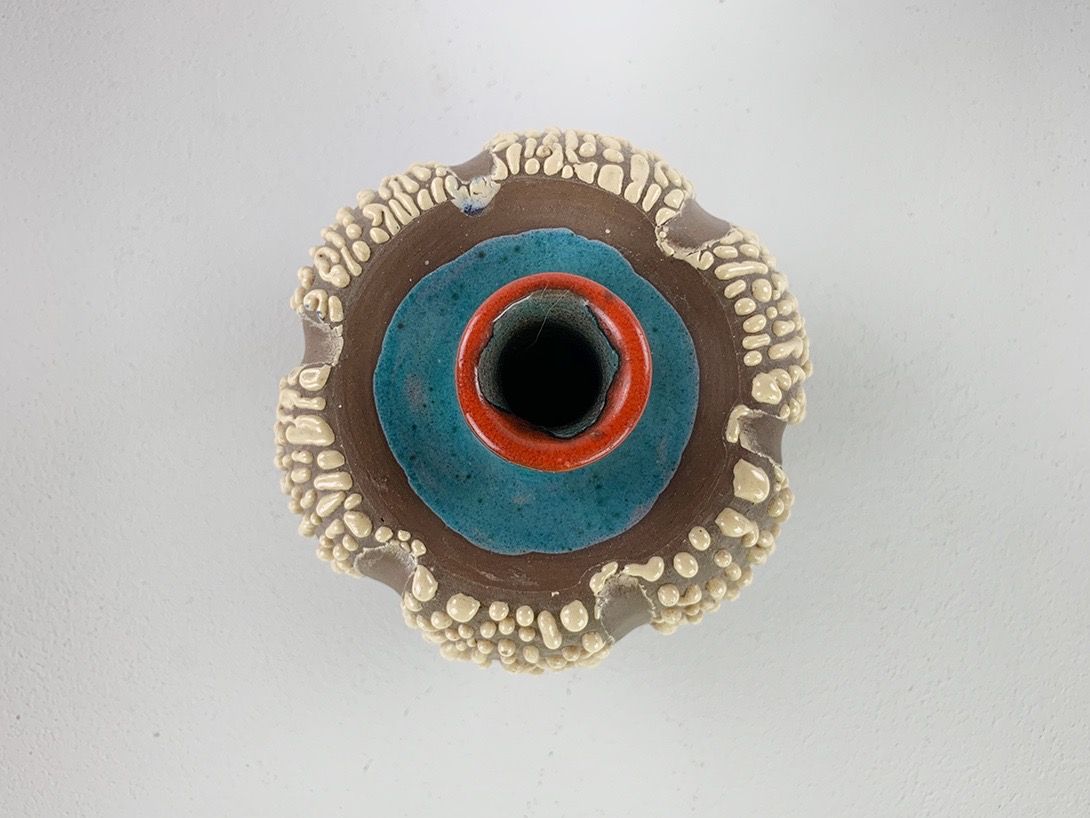 Foto Pumpkin Shaped Hippie Vase h11 California 1963 A5