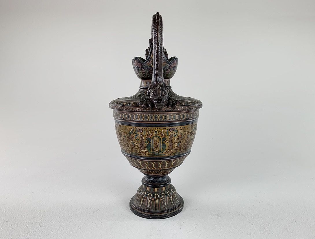 Foto Pair of Two Amphora Vases h50 E7