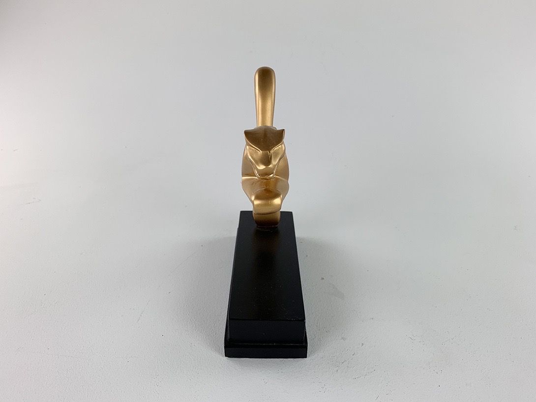 Foto Golden Jaguar Sculpture h23 Italy 1975