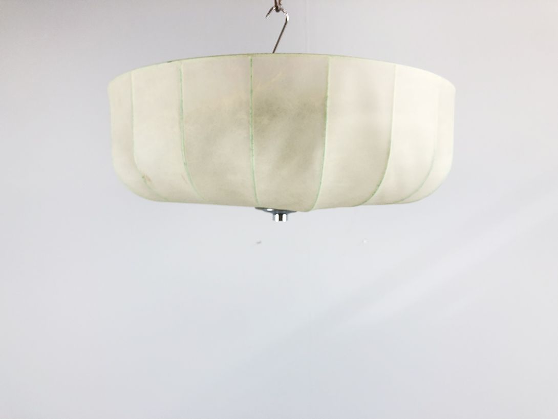 Foto Delicate White and Green Ceiling Lamp ø50