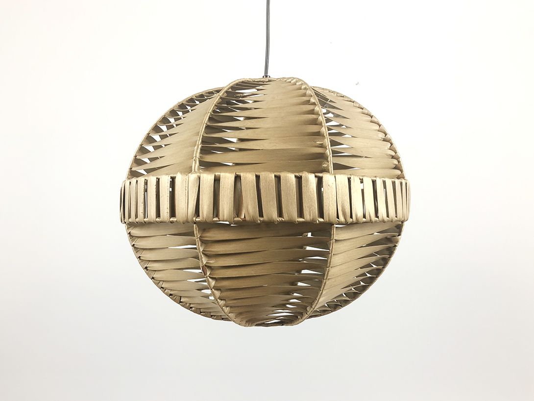 Foto Round Braided Pendant Lamp ø40