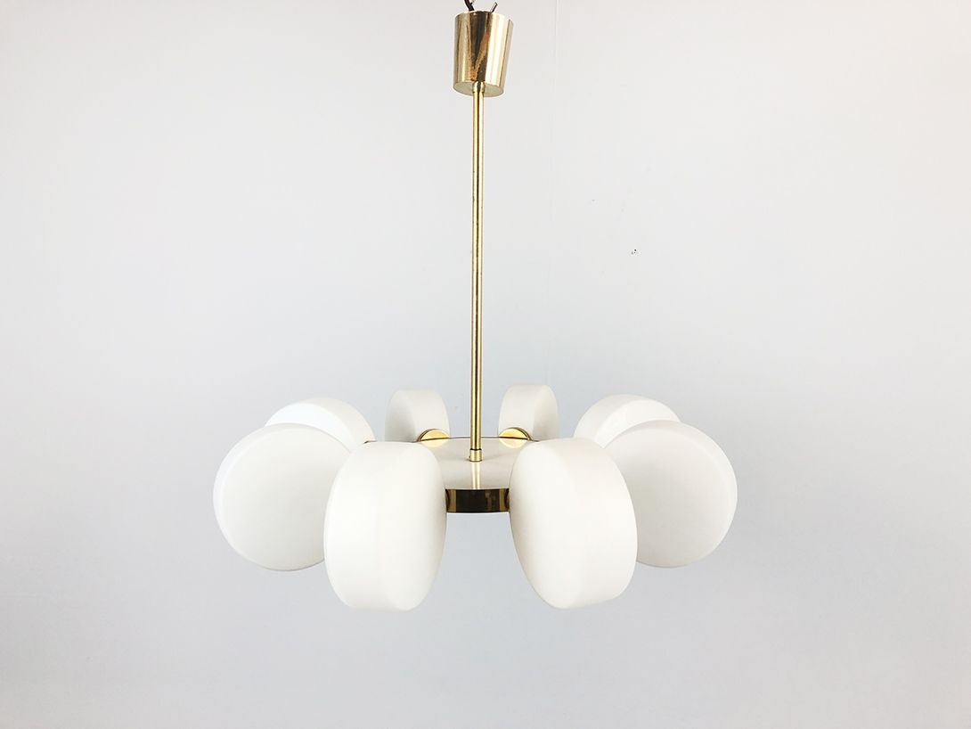 Foto Simple but Glamorous White and Gold Pendant Lamp ø61