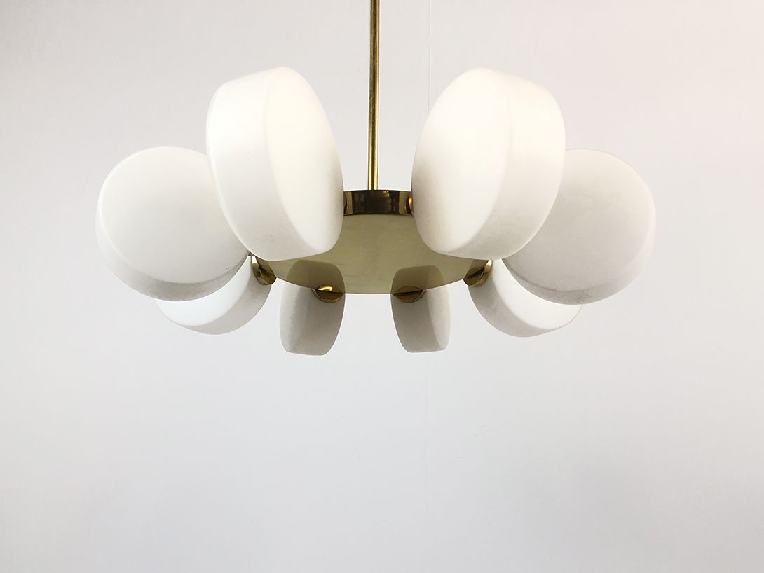 Foto Simple but Glamorous White and Gold Pendant Lamp ø61