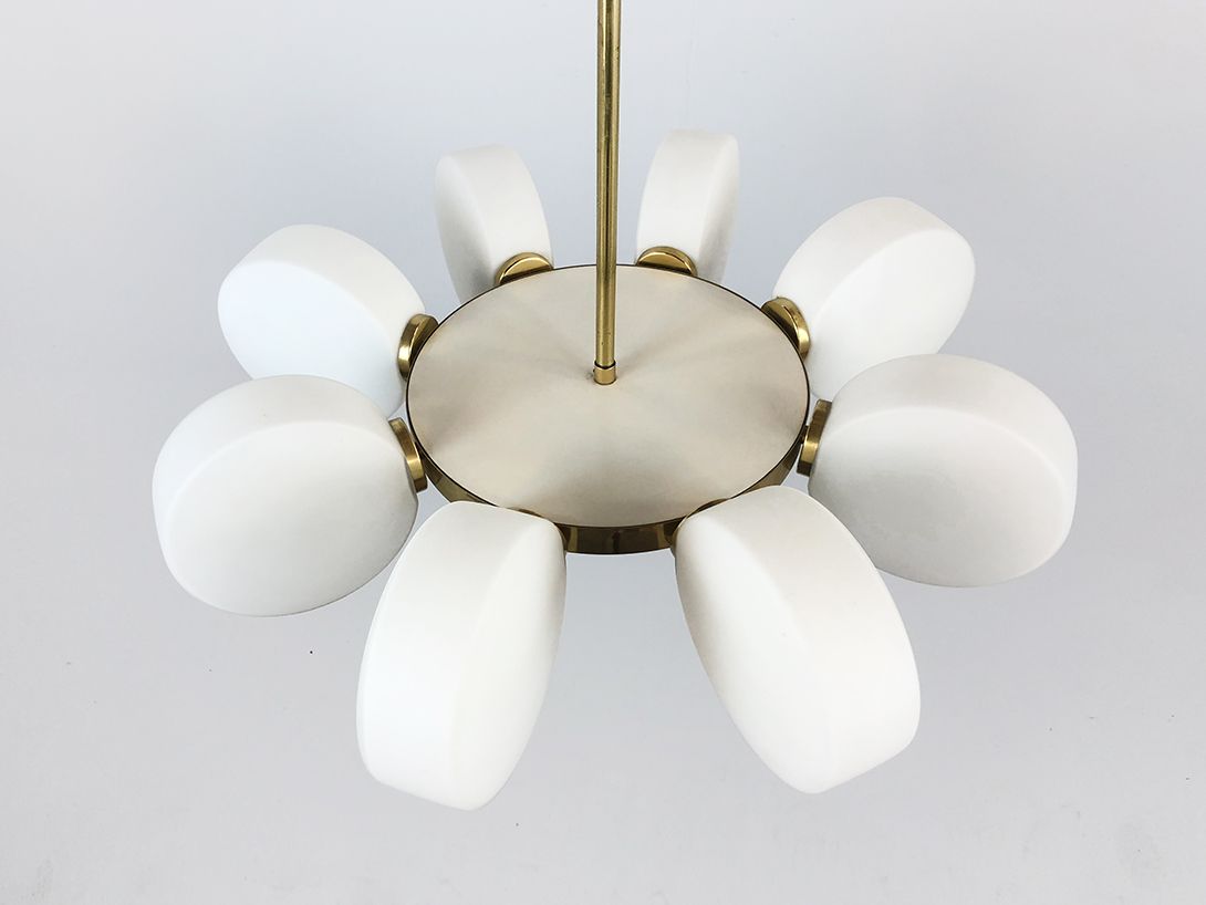 Foto Simple but Glamorous White and Gold Pendant Lamp ø61