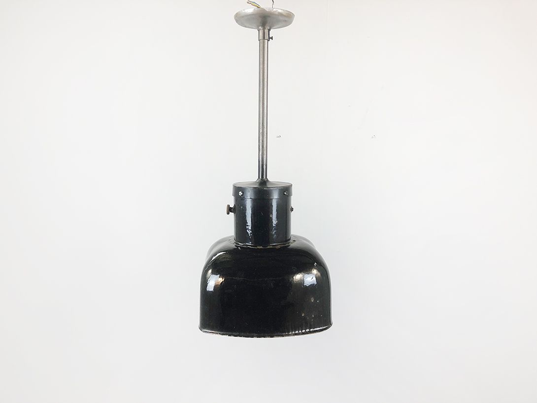 Foto Black Metal Pendant Lamp h59