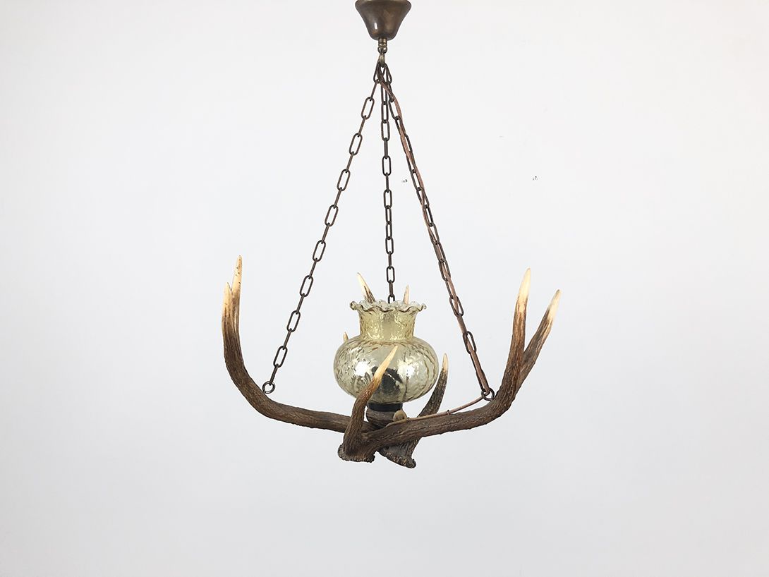 Foto Pendant Lamp with Horns h68
