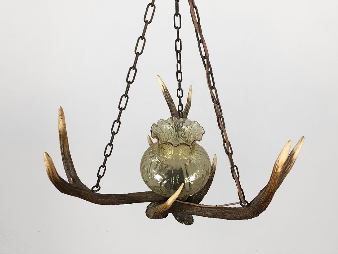 Foto Pendant Lamp with Horns h68