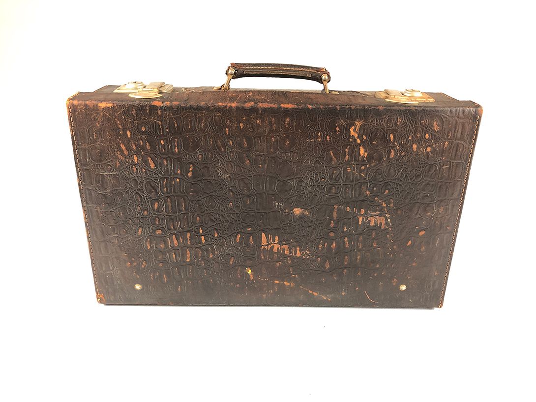 Foto Crocodile Leather Suitcase