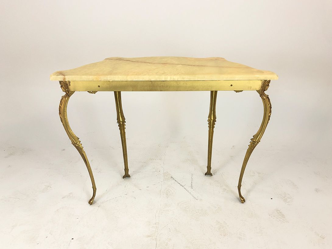 Foto Ornate Console with Marble Stone Top h79x99x31
