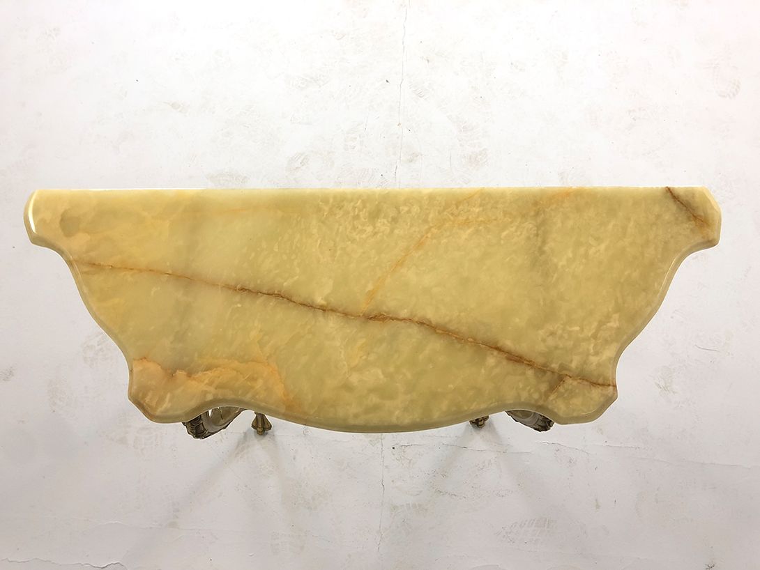 Foto Ornate Console with Marble Stone Top h79x99x31