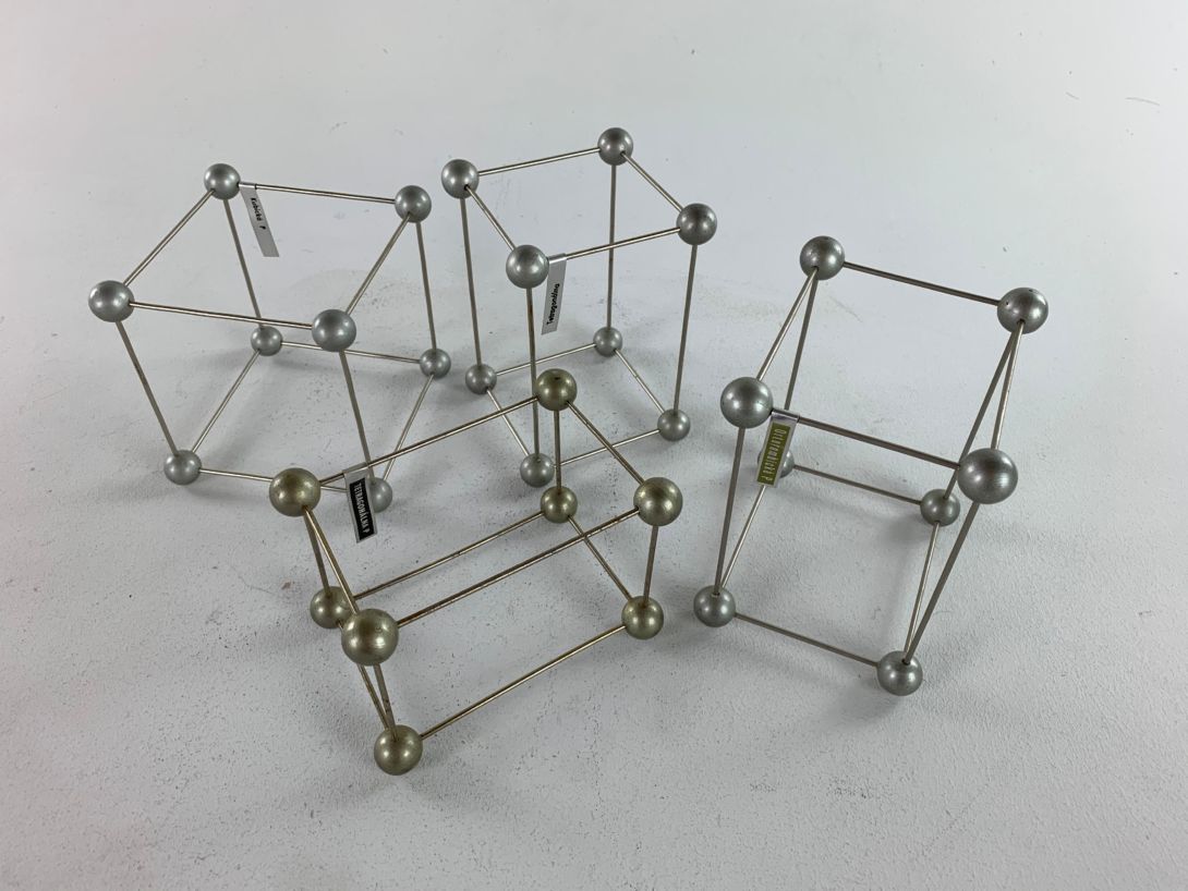 Foto Cubic Molecule Models, Different Sizes