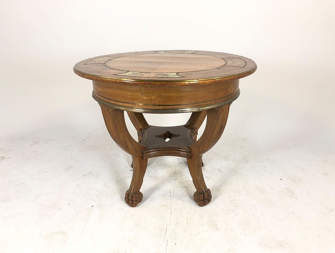 Foto Renaissance Table with Inlaid Faces Tuscany 1870 h75x91