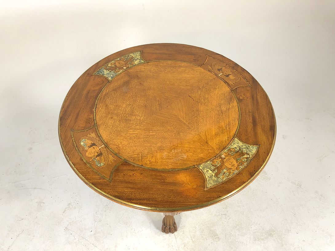 Foto Renaissance Table with Inlaid Faces Tuscany 1870 h75x91