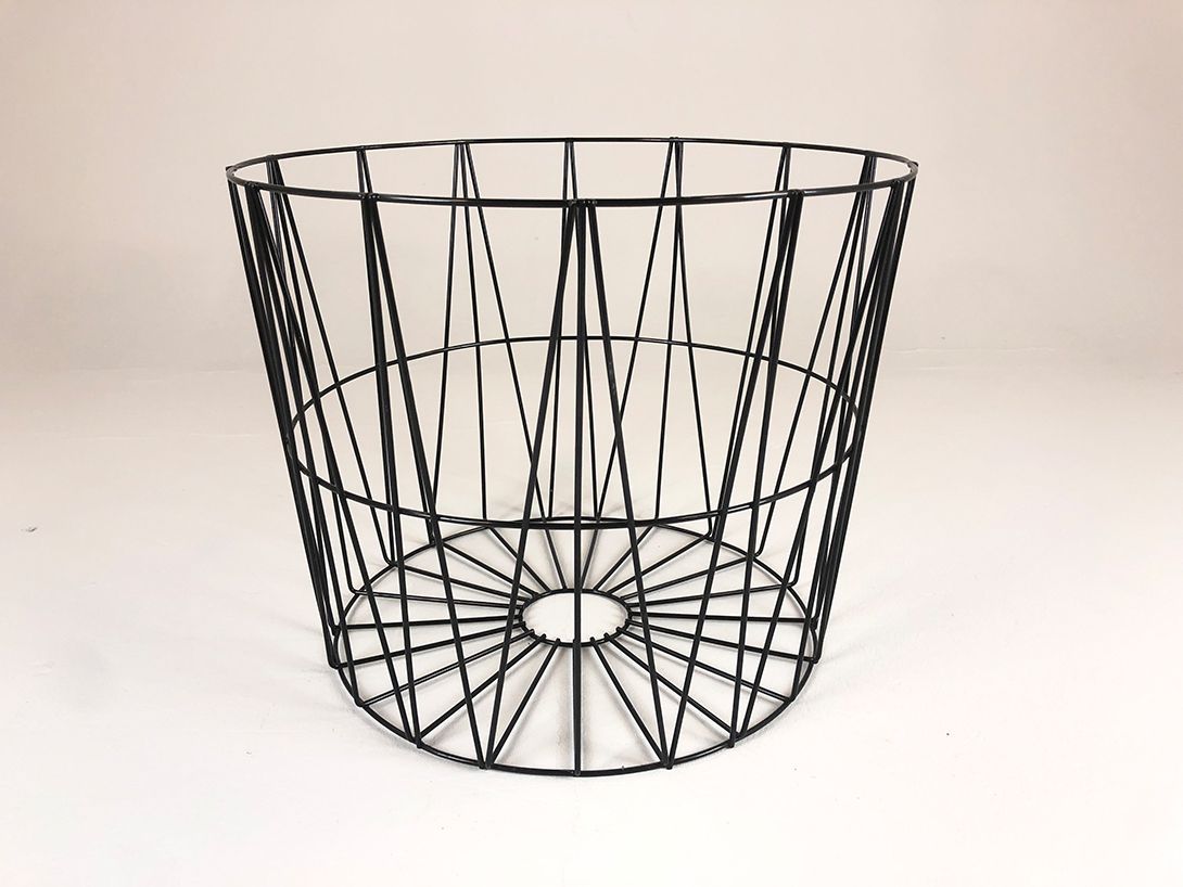 Foto Metal Waste Basket h40