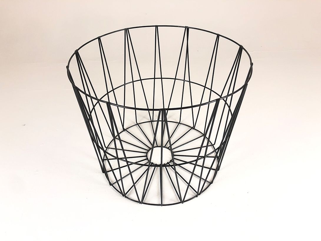 Foto Metal Waste Basket h40