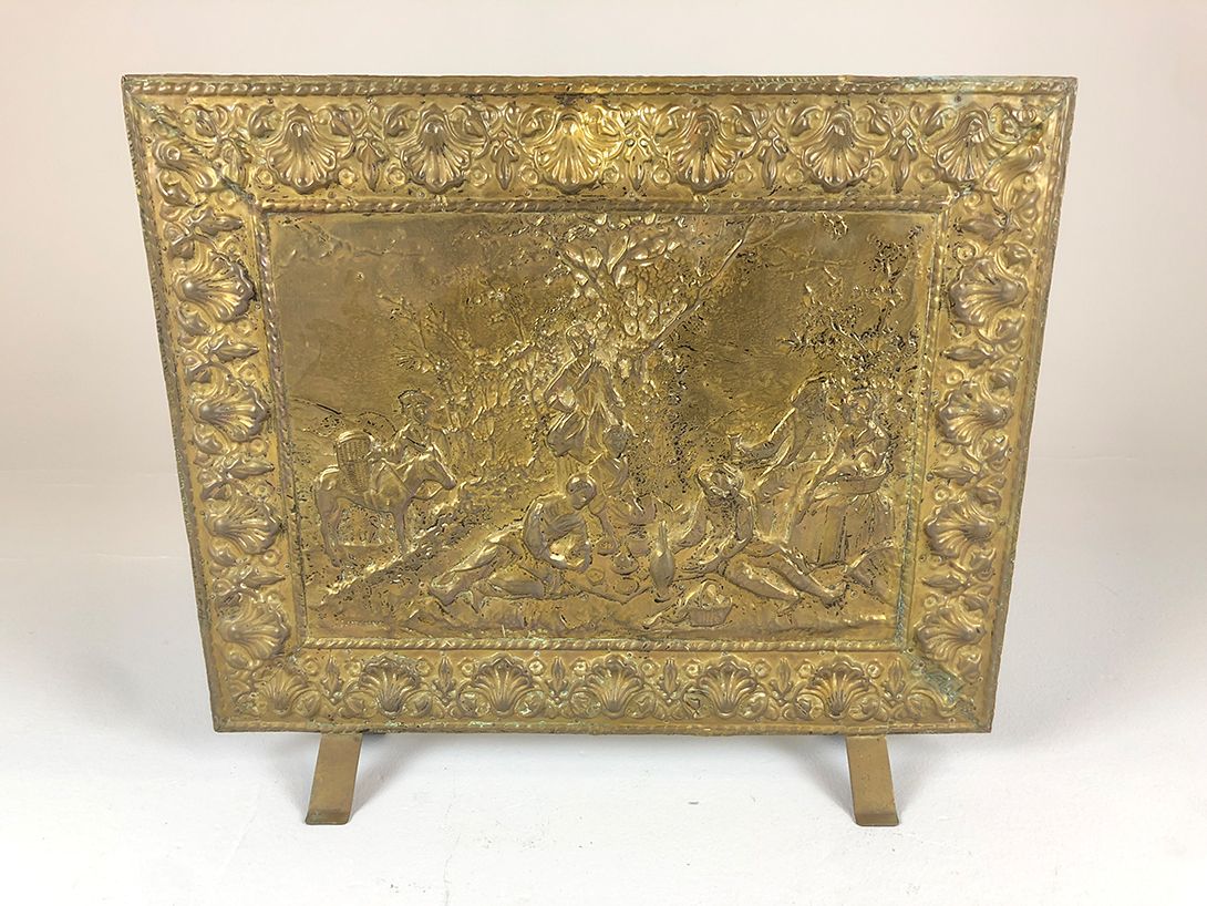 Foto Brass Fireplace Screen h50x58