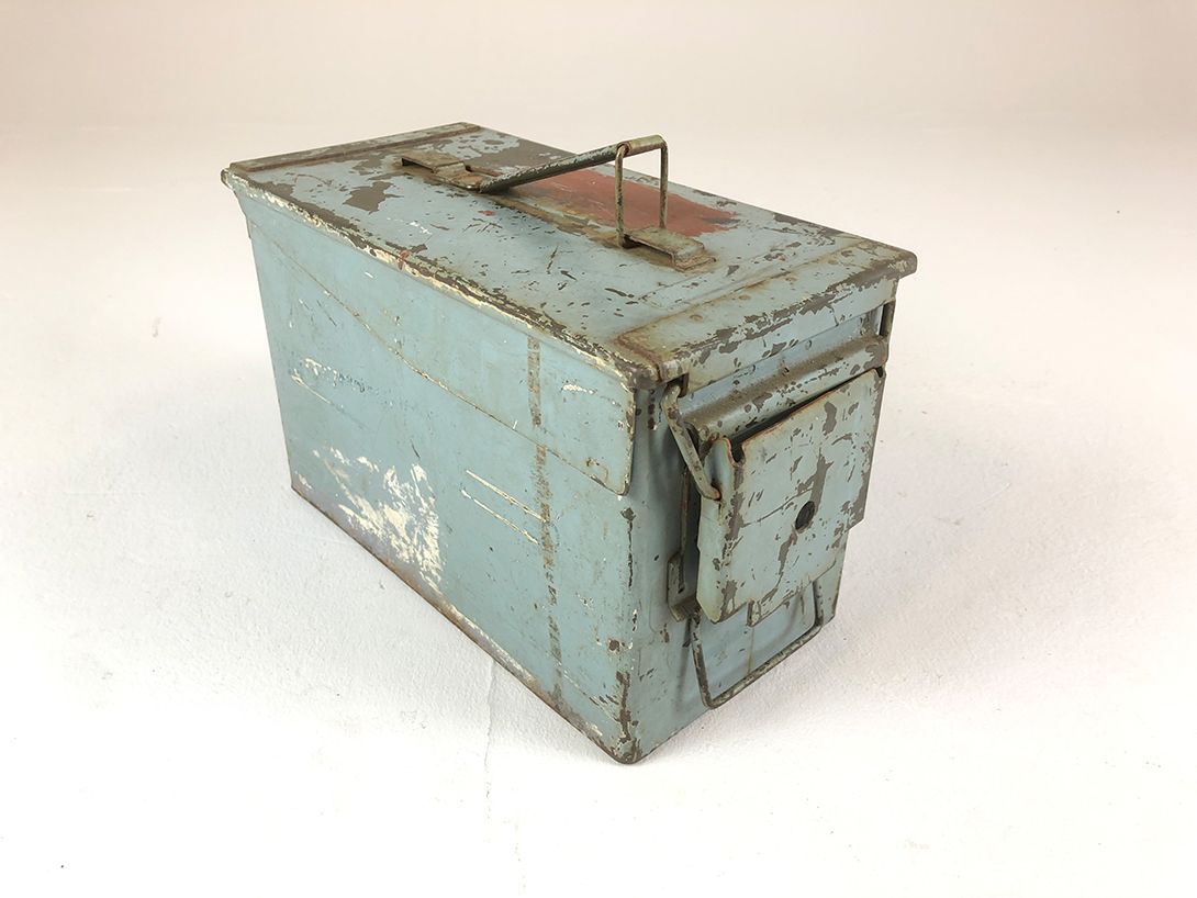 Foto Metal Military Flight Mobile Light Container GDR 1960