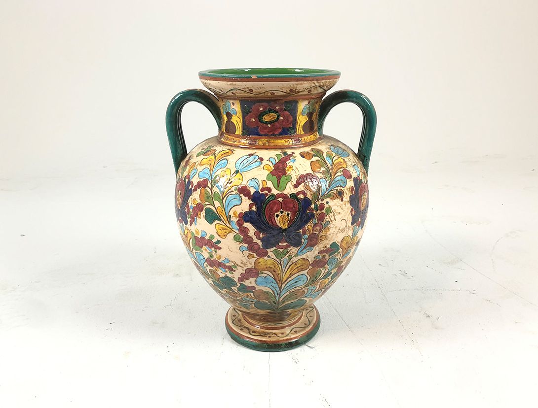 Foto Colorful Vase with Two Handles h41 E5