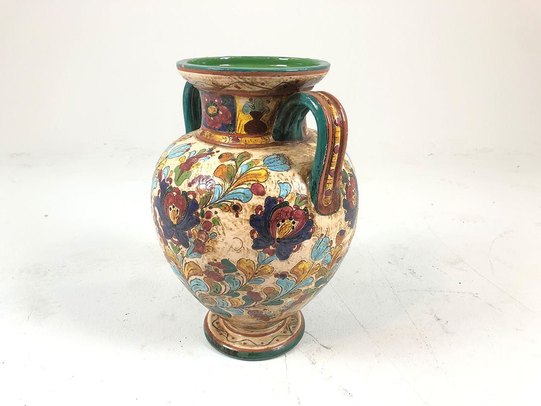 Foto Colorful Vase with Two Handles h41 E5