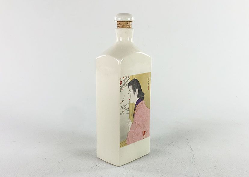 Foto China Ceramic Bottle with a Lady h27