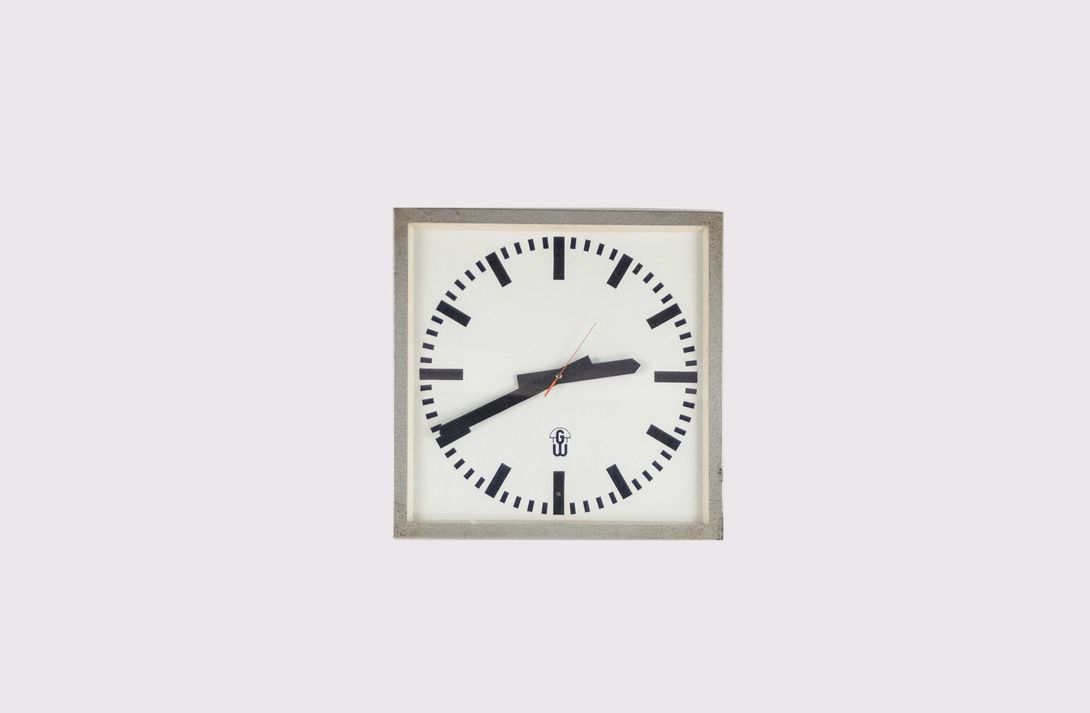 Foto Square Wall Clock with No Digits