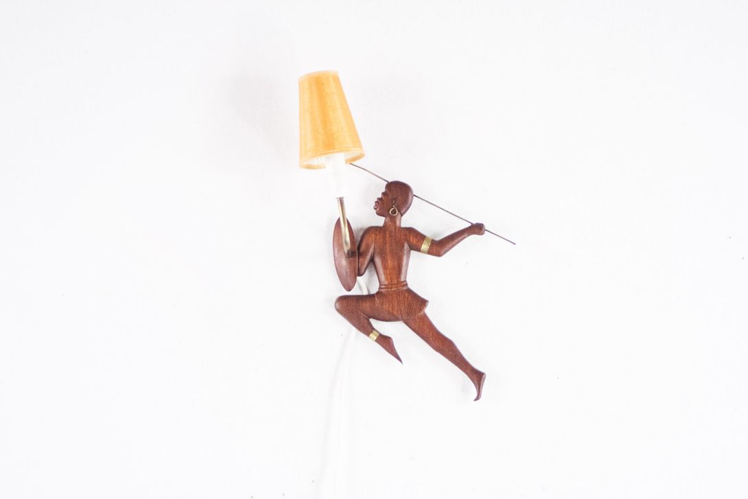 Foto Wall Lamp African Warrior