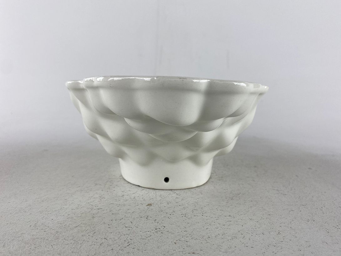 Foto White Porcelain Pineapple Bowl