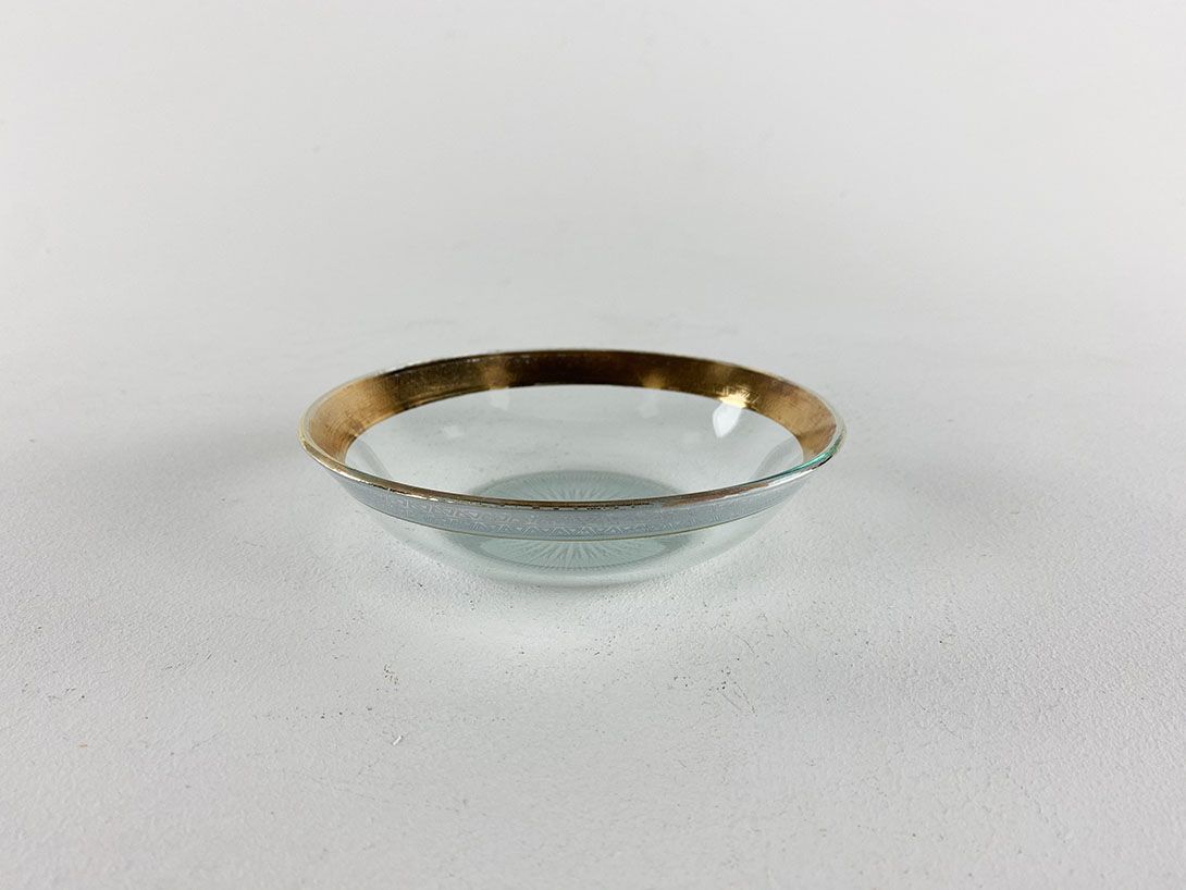 Foto Glass Bowl with Brass Ring