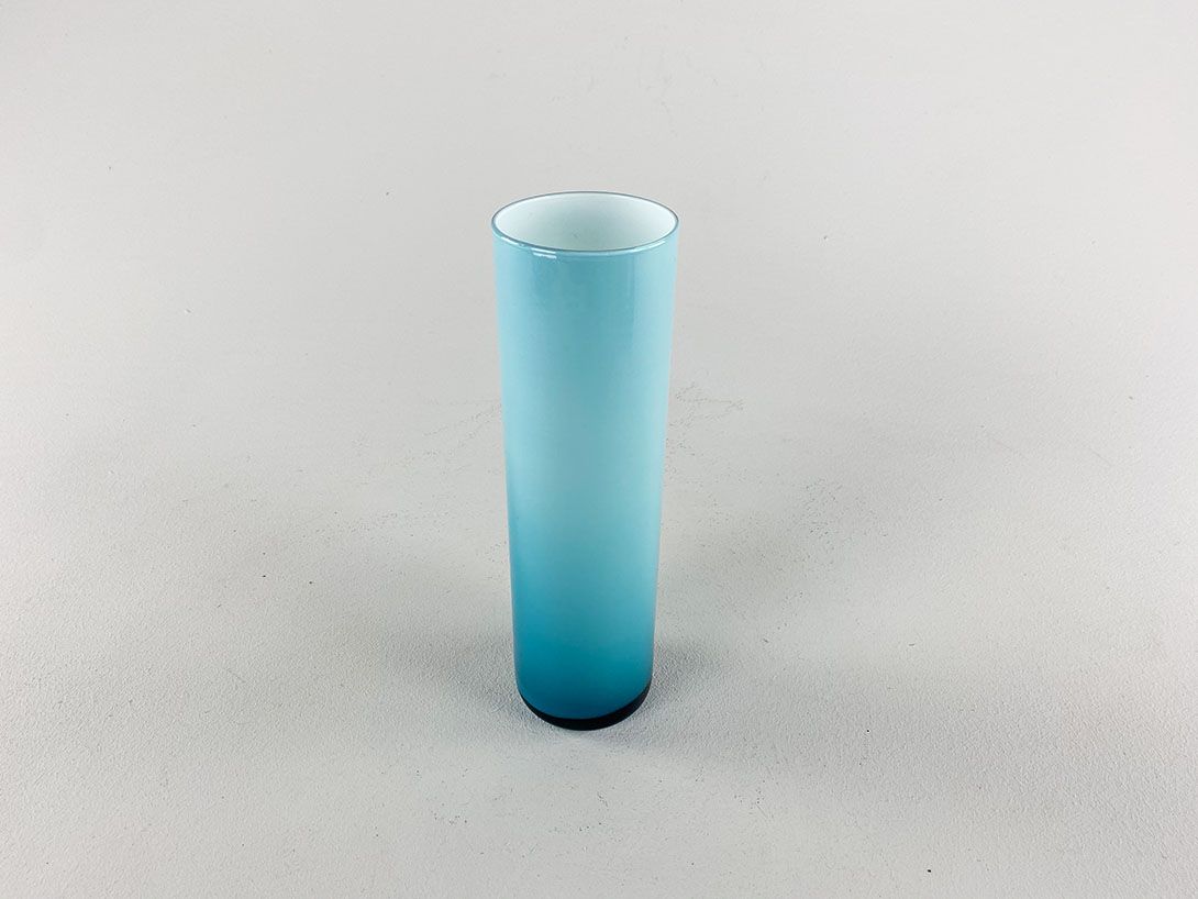 Foto Faded Blue Glass Vase h25